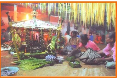Gambar 1: Gulang-gulang yang Digunakan Dalam Upacara Bulean (Dok. Dispora Kabupaten Indragiri Hulu, 2012) 