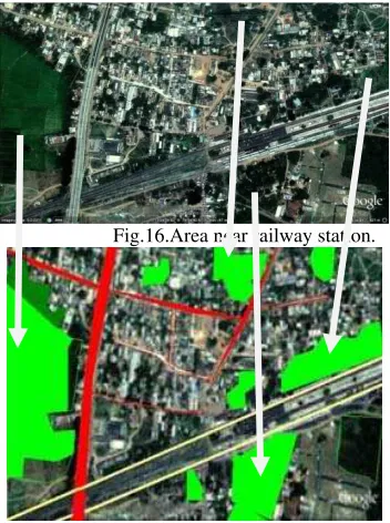 Fig.16.Area near railway station.  