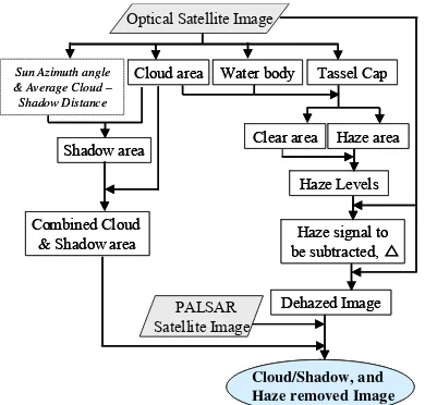 Figure 1. General Workflow for Identification and Removal of Cloud/Shadow, Haze. 