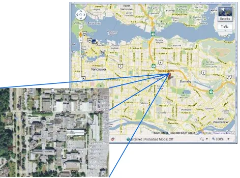 Figure 2: Study Area (British Colombia Institute of Technology, Vancouver) 