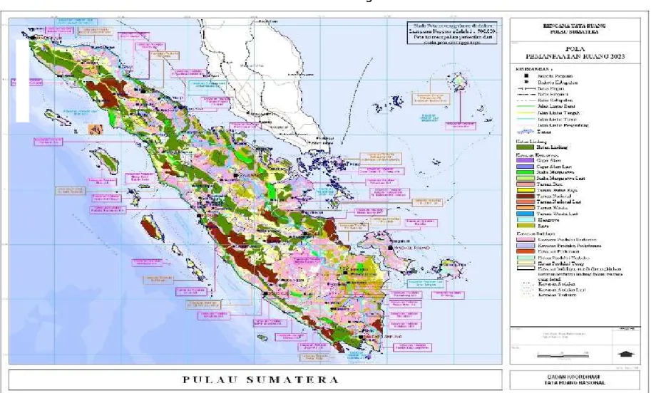 Gambar 3.4 Rencana Pola Ruang Pulau Sumatera 