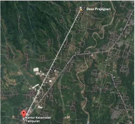 Gambar 5.1 Peta Desa Prajegsari-Kecamatan Tempuran 