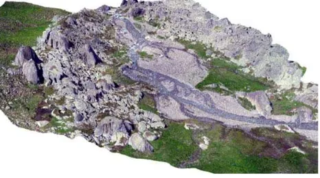 Figure 4: Coloured Point Cloud in Cyclone 