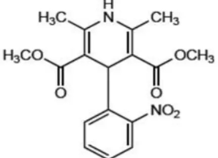 Gambar 2.4 Struktur kimia Nifedipin 