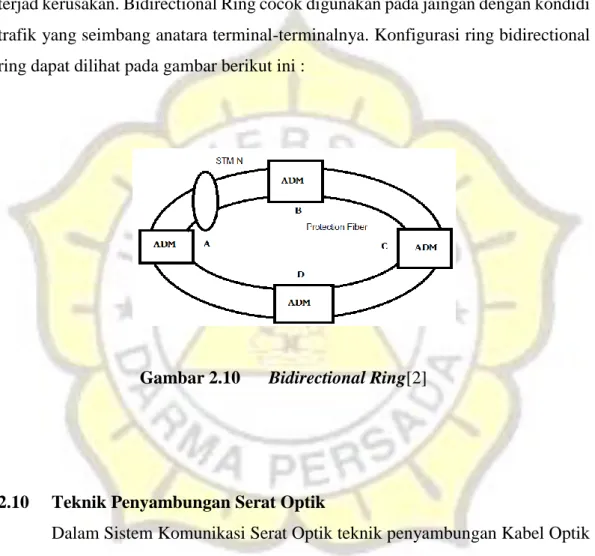 Gambar 2.10  Bidirectional Ring[2] 