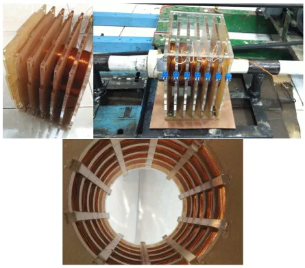 Gambar 11. Desain Stator Generator Linier 