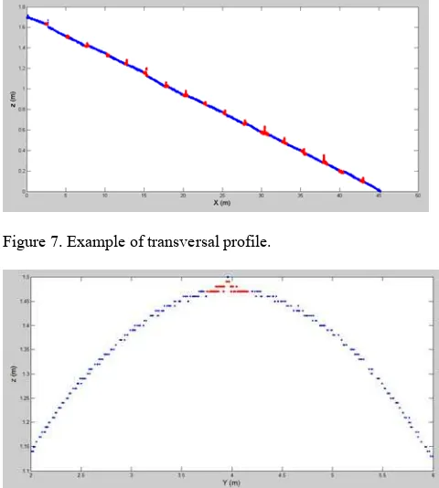 Figure 7. Example of transversal profile. 
