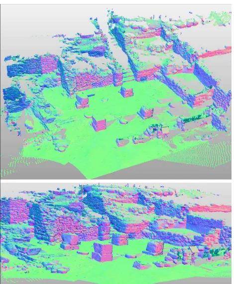 Figure 4. Texture mapping of the A portion 