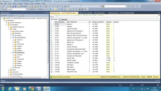 Gambar 4. Form Input Data Matakuliah