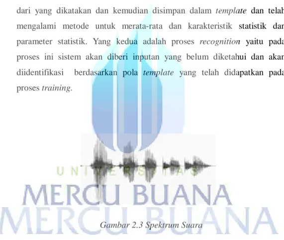 Gambar 2.3 Spektrum Suara 