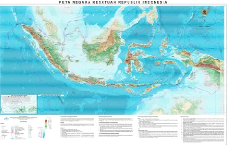 Figure 1.  Study Area (Source: Peta Negara Kesatuan Republik Indonesia, © BAKOSURTANAL (2010)) 