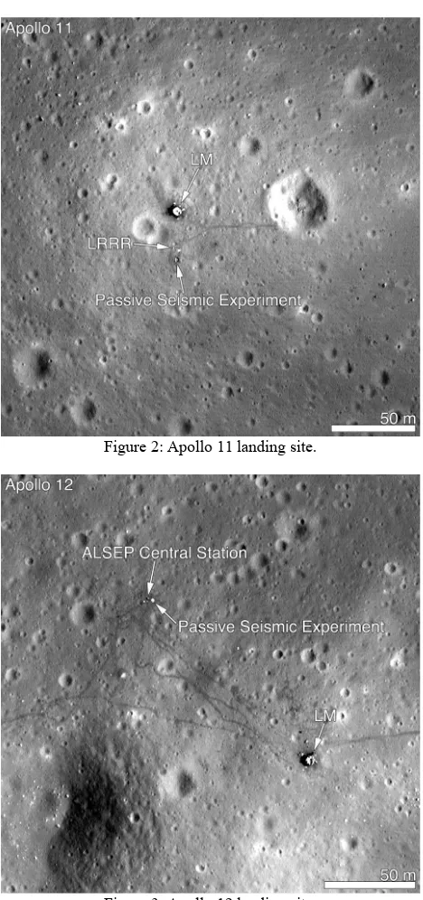 Figure 3: Apollo 12 landing site. 