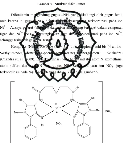 Gambar 5.  Struktur difenilamin 