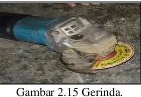 Gambar 2.15 Gerinda. 