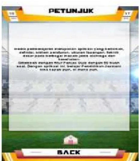Gambar 2. Tampilan halaman menu petunjuk
