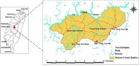 Table 2.  The basic information of two-date SPOT-5 satellite images of the Huisun study area