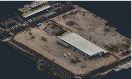 Figure 1.  Subset of an image of construction site  