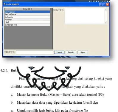 Gambar 4.4 Form Data Sumber 