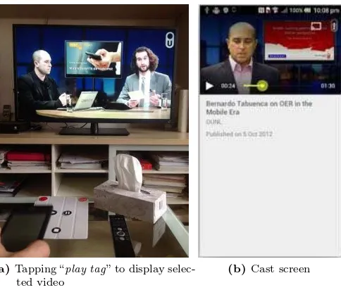 Figure 3.5 NFC-MediaPlayer casting screen