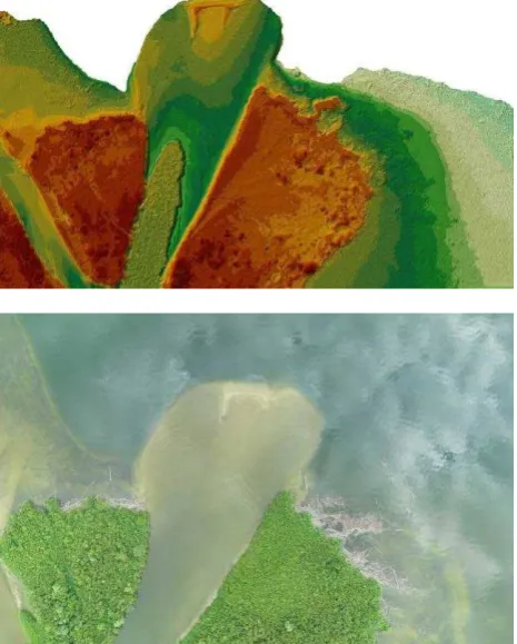 Figure 7 and 8:  and its corresponding aerial picture.