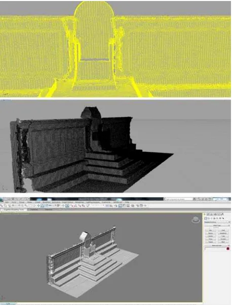 Figure 7. The images of the 3D model carried out automatically by the software.  It’s visible the effect of smoothing  