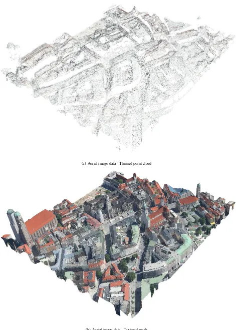 Figure 8: Resulting 3D model of the aerial image data