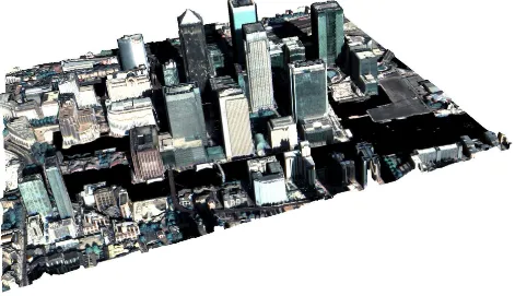 Figure 9: Resulting 3D model of the satellite image data