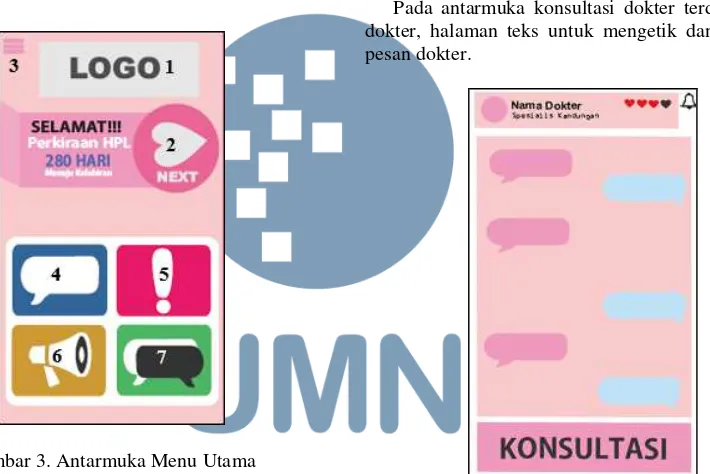 Gambar 3. Antarmuka Menu Utama 