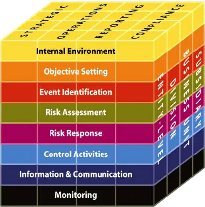 Gambar 2.1 COSO: Enterprise Risk Management – Integrated Framework 