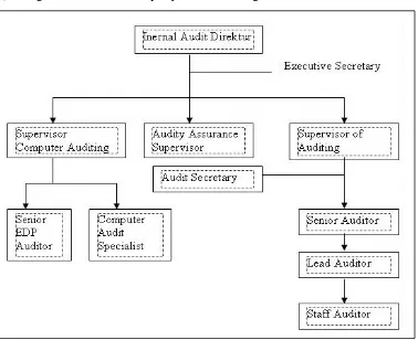 Gambar 2.4 Internal Auditor dipimpin oleh seorang Internal Audit Direktur 
