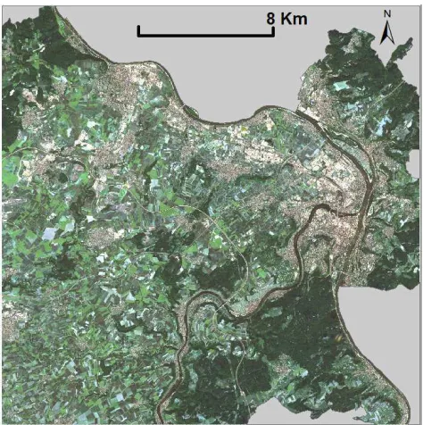 Figure 2: The achieved land use map of Koblenz 