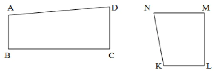 Gambar 2.3Trapesium ABCD dan Trapesium KLMN  Jawab : 