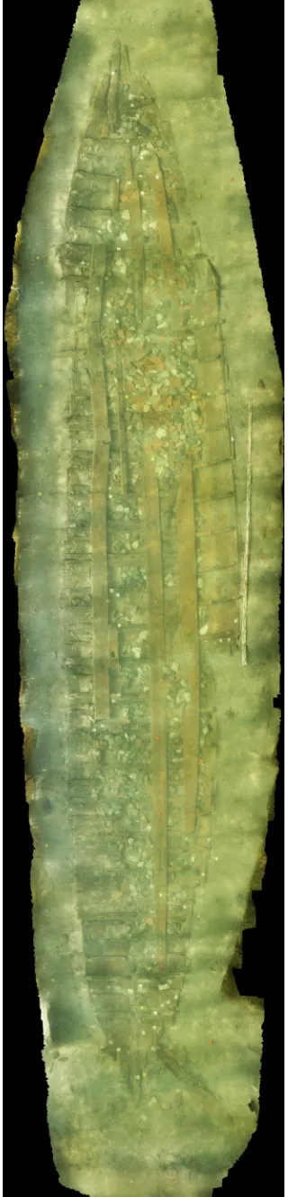 Figure 5. Orthophoto mosaic of the Phanagorian ship. 