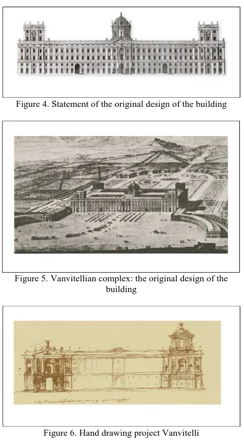 Figure 5. Vanvitellian complex: the original design of the building 