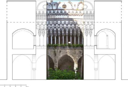 Figure 4. Orthophotos from the point cloud: double columns 