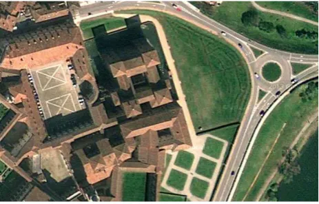 Figure 1. The Palazzo Ducale and the Castello di San Giorgio  