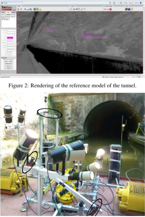 Figure 2: Rendering of the reference model of the tunnel.