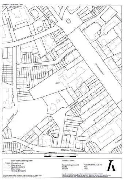 Figure 1: Cadastral map with verified borders 