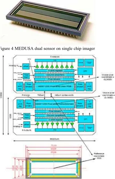 Figure 4 MEDUSA dual sensor on single chip imager 