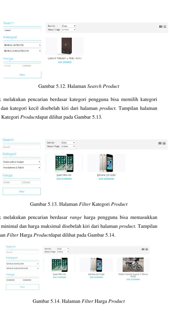 Gambar 5.12. Halaman Search Product 