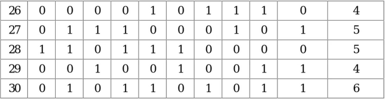 Tabel 3.4 Hasil Output SPSS 16.0 Validasi Instrumen