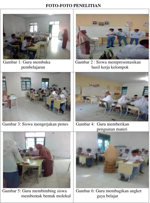 Gambar 1: Guru membuka  pembelajaran 