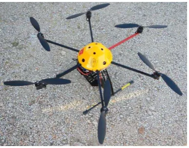 Figure 1. MikroKopter Hexacopter  
