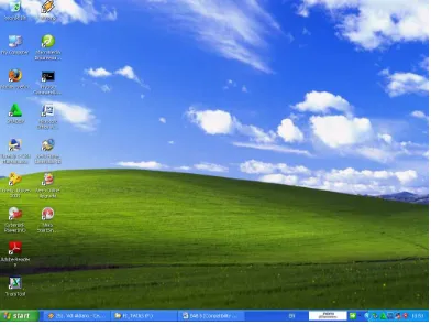Gambar 5.1 Tampilan Sistem Operasi Windows XP 