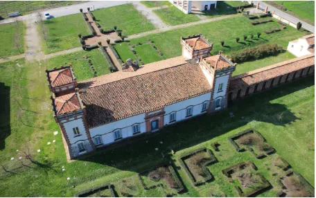 Figure 1. The test site: the “Delizia del Verginese” Castle (XVth century)  