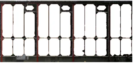 Figure 12: Building facade with ﬁlled holes.