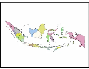 Figure 1.  Study Area (Indonesia Map ) 