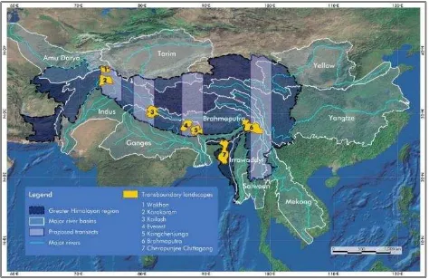 Figure 1 Figure 1 ICIMOD Transboundary Landscape Initiatives in Hindu- Kush Himalayan Region (HKH) 