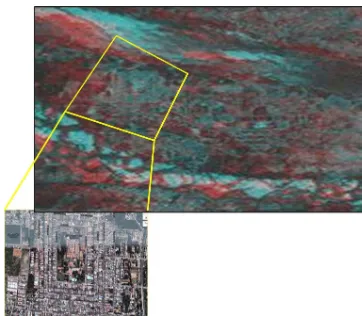 Figure 6: Anaglyph image of Proposed method over part of thestudy area representing river Cavury (cyan-red ) anaglyph image.
