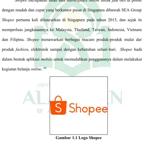 Gambar 1.1 Logo Shopee 